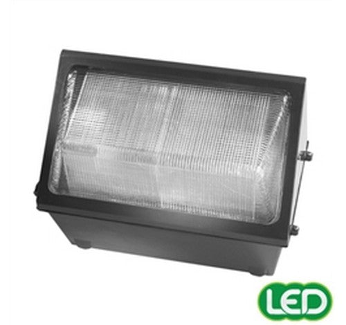Hubbell Outdoor Lighting WGH-400P 400W Bronze Finish Mid-Size Pulse Start Glass Wallpack, 120, 208, 240, 277V- BuyRite Electric