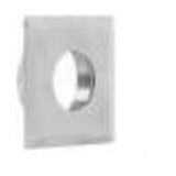 Westgate IGL-3W-TRM-SS-SQR LED Optional Stainless Steel Trims With Round Hole For 3W IN-Ground Square Fixtures