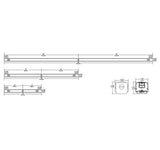 Lithonia Lighting ZL1N 46" LED Striplight with Frosted Lens 90CRI,120-277V