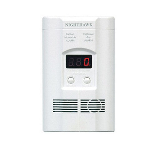 Kidde KN-COEG-3 Nighthawk™ AC Plug-in Operated Carbon Monoxide and Explosive Gas Alarm with Digital Display 120V AC