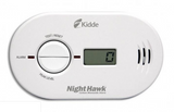 Kidde KN-COPP-B-LS Nighthawk Battery Operated Carbon Monoxide Alarm With Digital Display -Clamshell 4 Pack