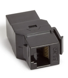 Lew Electric L310-110BK Cat 5E Rj-45 Keystone Jack, Black Finish