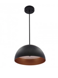 Westgate Lighting LCFD-20-MCT5-BG 20 Inch Integrated LED Modern Dome Pendant, Lumens 2250 lm, Multi-Color Temperature, Black/Gold