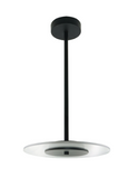 Westgate Lighting LDAP-14-MCT5 14" Modern LED Decorative Accent Pendant Flush Mount Drum, Multi Color Temperature, Black Finish
