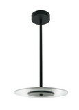 Westgate Lighting LDAP-10-MCT5 10" Modern LED Decorative Accent Pendant Flush Mount Drum, Multi Color Temperature, Black Finish