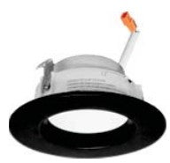 EnvisionLED LED-ADL-4-10W-40K-BL/WH-BFL LED 4 Inch 10W ADL Downlight 4000K Baffle Black/White Finish