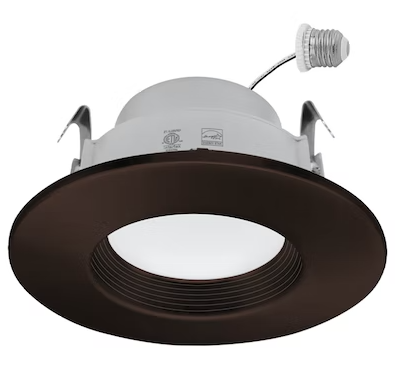 EnvisionLED LED-ADL-4-10W-40K-BZ-BFL LED 4 Inch 10W ADL Baffle Downlight, Color Temperature 4000K, Bronze Finish