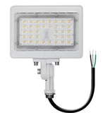 EnvisionLED LED-ARL-2P30-TRI-WH-KN-PC 1/2" M-Line Mini Area Flood Light 3-CCT & Power Selectable Knuckle W/ Photocell White Finish