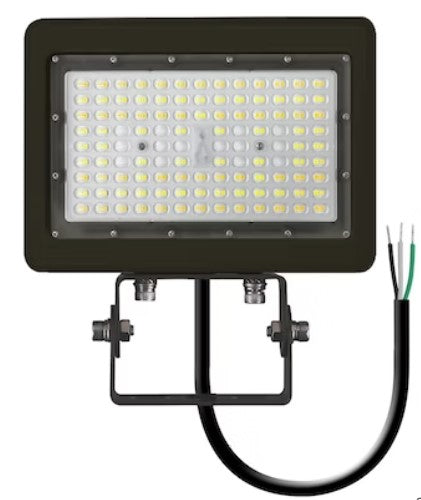 EnvisionLED LED-ARL-3P80-TRI-BZ-TR-PC M-Line Mini Area Flood Light 3-CCT & Power Selectable, Trunnion W/ Photocell Bronze Finish