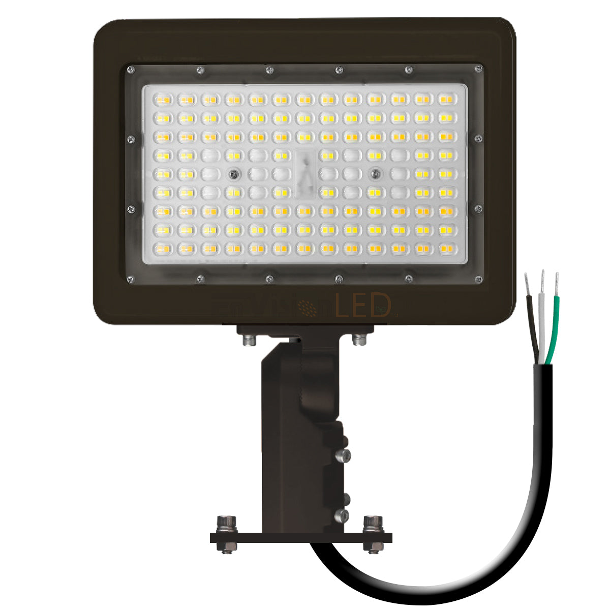 EnvisionLED LED-ARL-50W-TRI-BZ-SFA LED Mini Area Flood Lights 50W 3CCT Selectable Bronze Finish