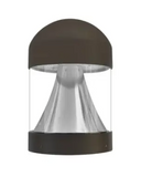 EnvisionLED LED-BLD-RD-5CCT-CN-DM-BZ Bollard Head Round Cone Dome Top LED Outdoor Exterior Lighting, Selectable Color Temperature, Bronze Finsih