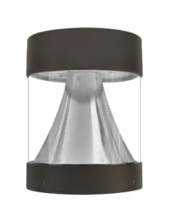 EnvisionLED LED-BLD-RD-5CCT-CN-FL-BZ Bollard Head Round Cone Flat Dome ...