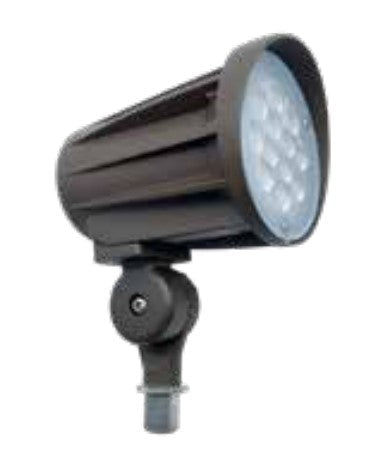 EnvisionLED LED-BLT-3P25W-TRI-BZ-TR-UNV LED Bullet Flood Knuckle Mount Watt 25W, Lumens 1800lm, Color Temperature 5000K Bronze Finish