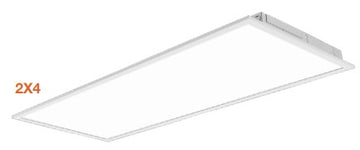 EnvisionLED LED-BPL-2x4-3M50-4CCT Wattage 50W, Back-lit Panel Light, Size 2x4 4-CCT & 3-Power Selectable, White Finish