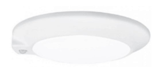 EnvisionLED LED-CDSK-4-10W-5CCT-WH-PIR Wattage 10W, Size 4 Inches, Cusp Disk with PIR Sensor 5CCT Selectable, White Finish