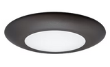 EnvisionLED LED-CDSK-6-15W-5CCT-BZ 6" Cusp-Line LED Disk Light, Multi-Color Temperature, Bronze Finish