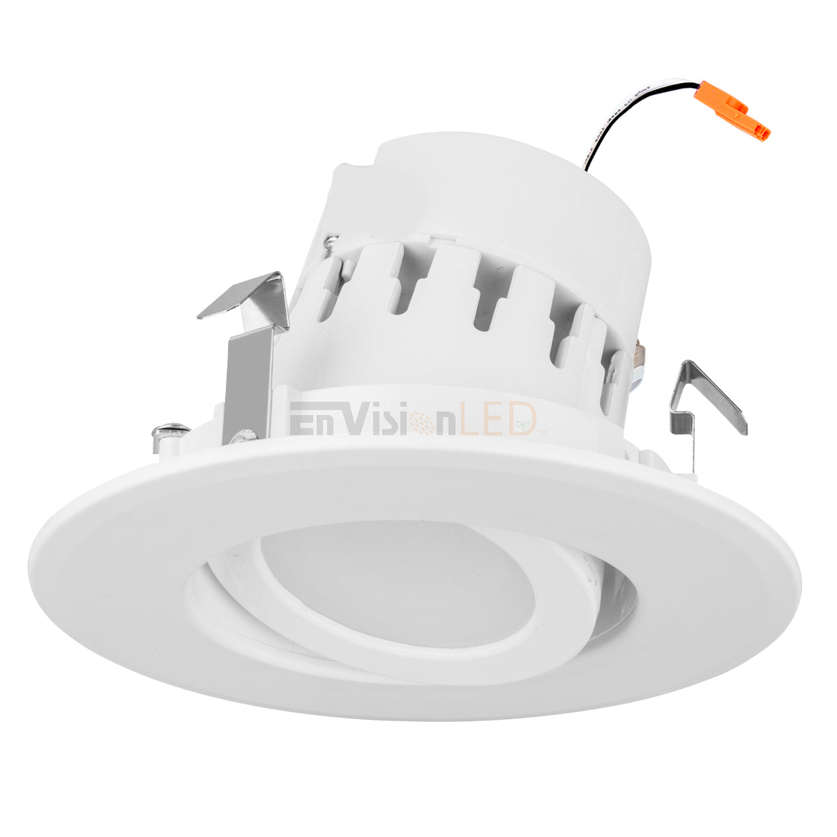 EnvisionLED LED-DL-ADJ-4-10W-5CCT-WH LED 4 Inch 10W Adjustable Downlight 5CCT Selectable White Finish