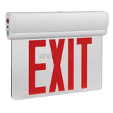 EnvisionLED LED-EM-EXT-EL-R-D LED Emergency Exit Sign Edge-Lit Double Sided (Red)