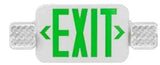 EnvisionLED LED-EM-EXT-G-WH-CMB-RC LED 3.5W Emergency Exit Sign Combo Single/Double Sided (Green), White Finish