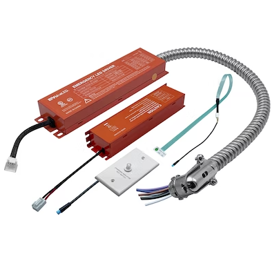 EnvisionLED LED-EMB-25W-HV-2P High Voltage Emergency Backup for External Drivers w/ internal housing space (Wall Packs, Canopy, etc)
