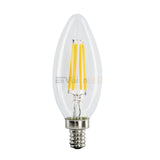 EnvisionLED LED-FLM-E12T-6W-30K LED E12 Filament Bulb 6W 600LM 3000K