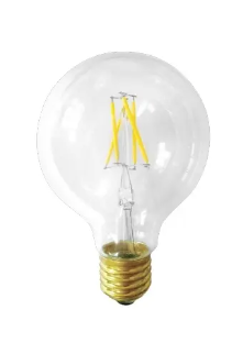 EnvisionLED LED-FLM-G25-5W-27K 5W LED G25 Filament Bulb, E26, Lumens 400 lm, Color Temperature 2700K, 120V