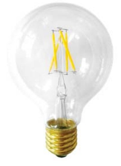 EnvisionLED LED-FLM-G25-5W-30K LED G25 Globe Filament Bulb 4W 400LM 3000K