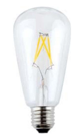 EnvisionLED LED-FLM-ST64-4W-30K LED ST64 Filament Bulb 4W 400LM 3000K