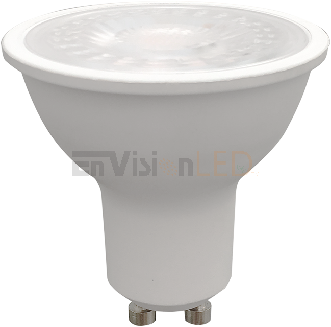 EnvisionLED LED-GU10-5.5W-30K-HD LED GU-10 5.5W Dimmable Light Bulb 3000K Warm White Finish