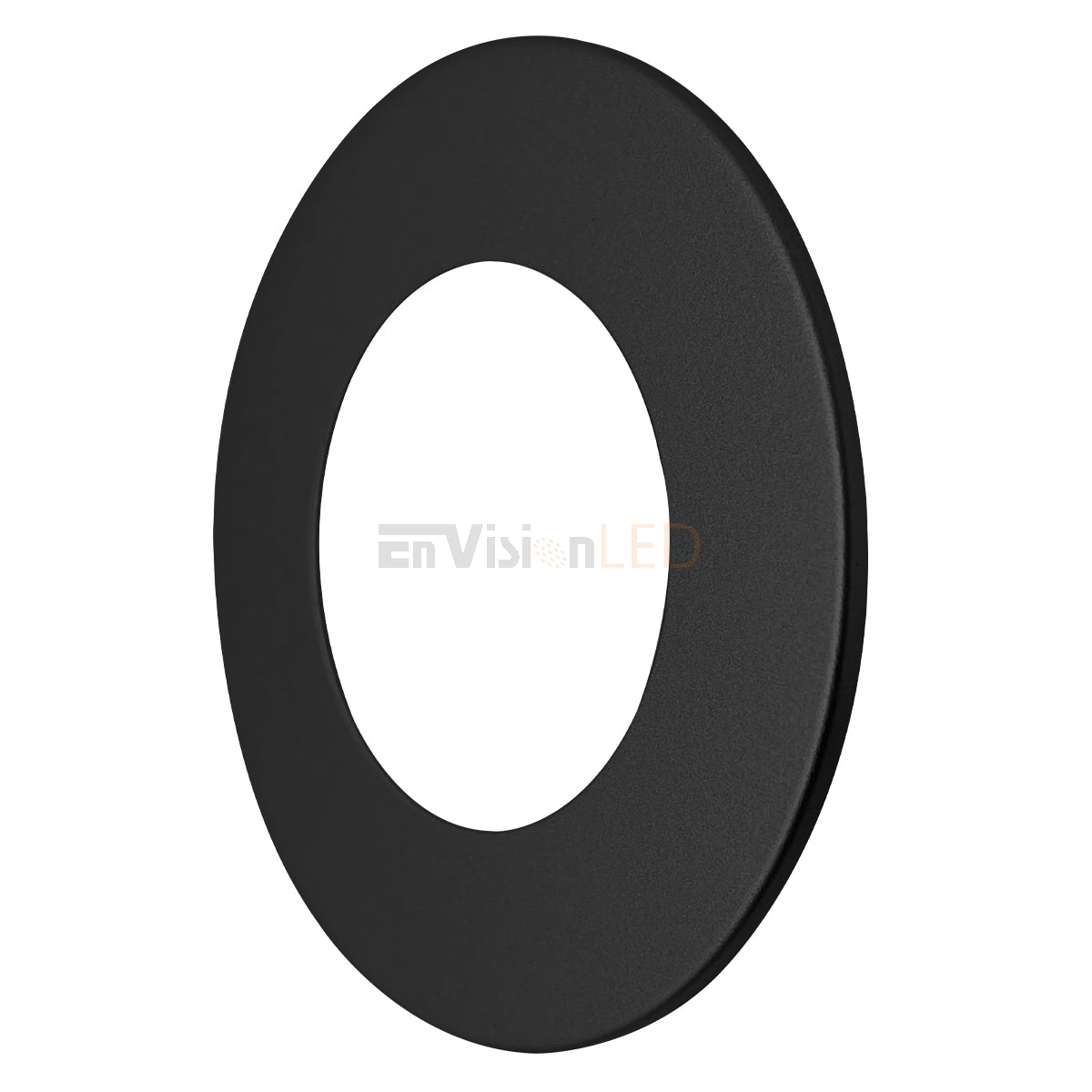 EnvisionLED LED-PCK-TRM-BLK Undercabinet Puck Light Accessories Black Finish