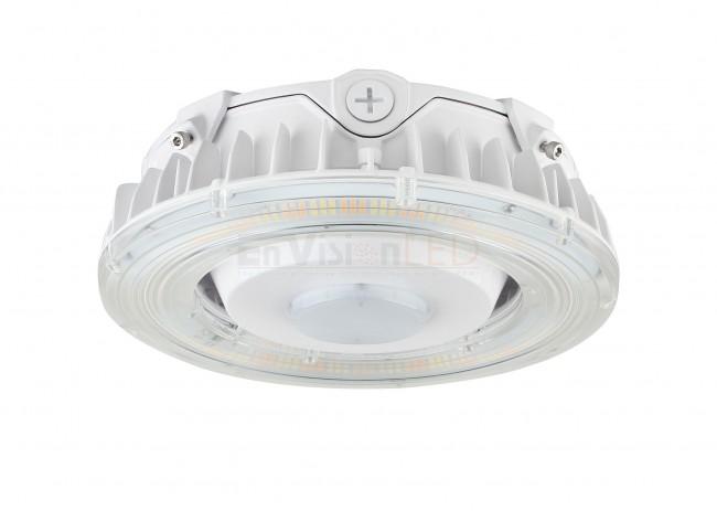EnvisionLED LED-RCP-5P55-TRI-WH LED Round Slim Canopy Light 3CCT & Power Selectable White Finish