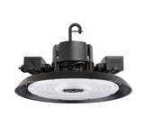 EnvisionLED LED-RHB3-3P150W-CTRI-BL-6 LED UFO High Bay w/ Whip, Multi- Color Temperature, Black Finish