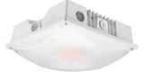EnvisionLED LED-SCP-3P60-TRI-WH-BMS Square Slim Canopy Light 3CCT & 3 Power Selectable White Finish Bi-Level Motion Sensor
