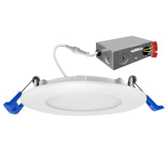 EnvisionLED LED-SL-PNL-8R-18W-TRI-0/10v LED 8 Inch 18W J-Box SnapTrim Round Panel Downlight 0-10V 3CCT Selectable