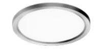 EnvisionLED LED-SLDSKR-15-30W-5CCT-BN LED 15 Inch 30W Slimline Round Surface Mount Disk 5CCT Selectable Brushed Nickel Finish