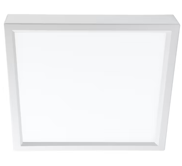 EnvisionLED LED-SLDSKSQ-7-15W-TRI-0/10V 7" LED Square Slimline Surface Light, Multi-Color Temperature, White Finish