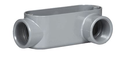 Westgate LL-250CG 2-1/2 Inch Type LL Threaded Conduit Body with Cover & Gasket