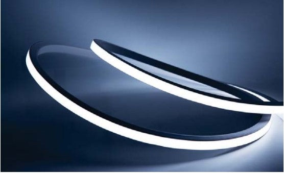 Core Lighting LNT65-F-BL-PF-24V 3.4W IP67 / IP68 Flexible Neon Series LED Strip Flat Color Temperature Blue