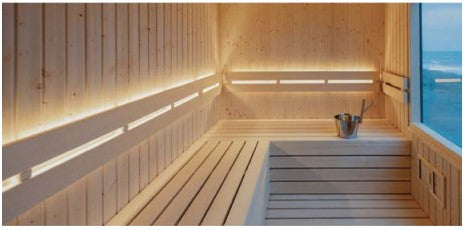 Core Lighting LNT65SPA-F-HB-27K-PF-24V 3W Sauna Rated Flexible Neon Series LED Strip Flat Horizontal Blend 2700K