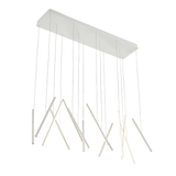 Kuzco Lighting LP14840-WH LED Chute Linear Pendant Ceiling Light White Finish