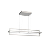 Kuzco Lighting LP16236-BN LED Mondrian 36 Inch Linear Pendant Ceiling Light Brushed Nickel Finish