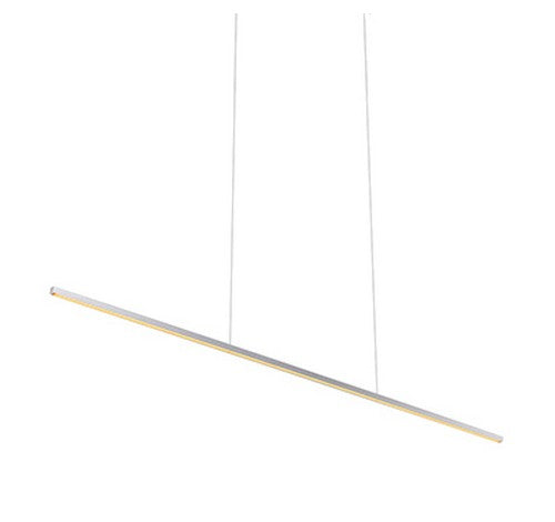 Kuzco Lighting LP18248-XX Vega Minor LED Linear Brushed Nickel Suspension Light 120V