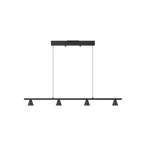 Kuzco Lighting LP19937-BK Dune LED Pendant Ceiling Light Black Finish