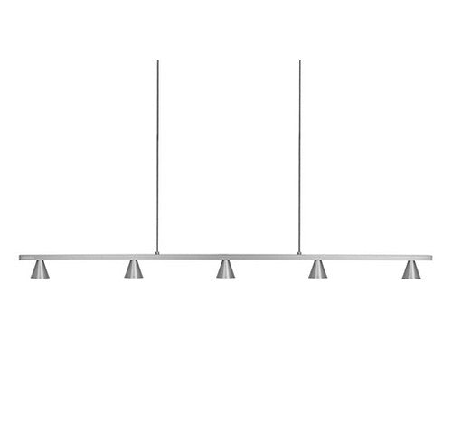 Kuzco Lighting LP19947-XX Dune LED Linear Brushed Nickel Suspension Light 120V