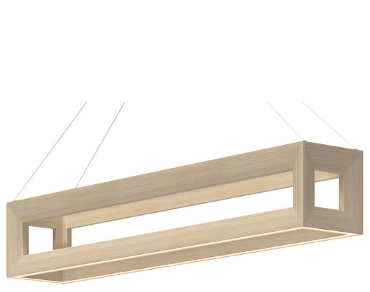 Kuzco Lighting LP32942-WK Morina 42" Linear Pendant LED Ceiling Light, White Oak Finish