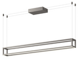 Kuzco Lighting LP45548-BN Plaza 48" Linear Pendant LED Ceiling Light, Brushed Nickel Finish