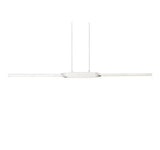 Kuzco Lighting LP53252-WH Propeller LED Linear Suspension Light 120V White Finish