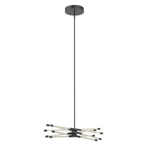 Kuzco Lighting LP74626-BK LED Motif 25 Inch Linear Pendant Ceiling Light Black Finish