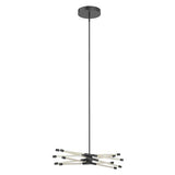 Kuzco Lighting LP74626-BK LED Motif 25 Inch Linear Pendant Ceiling Light Black Finish