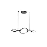 Kuzco Lighting LP84434-BK LED Serif 34 Inch Linear Pendant Ceiling Light Black Finish